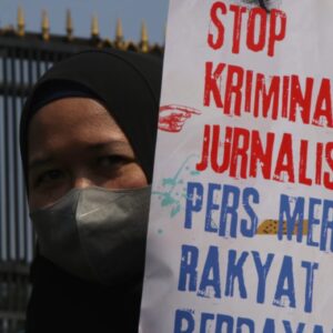 Ilustrasi stop kriminalisasi jurnalis