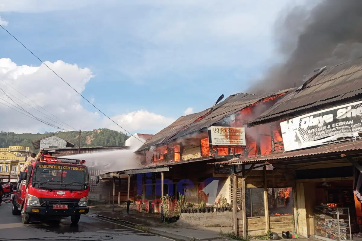 Kebakaran Desa Bukit Kebayakan