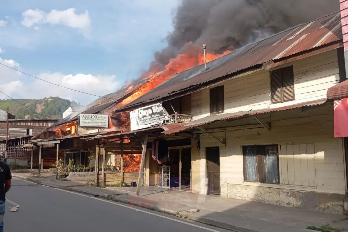 Kebakaran Desa Bukit Kebayakan3