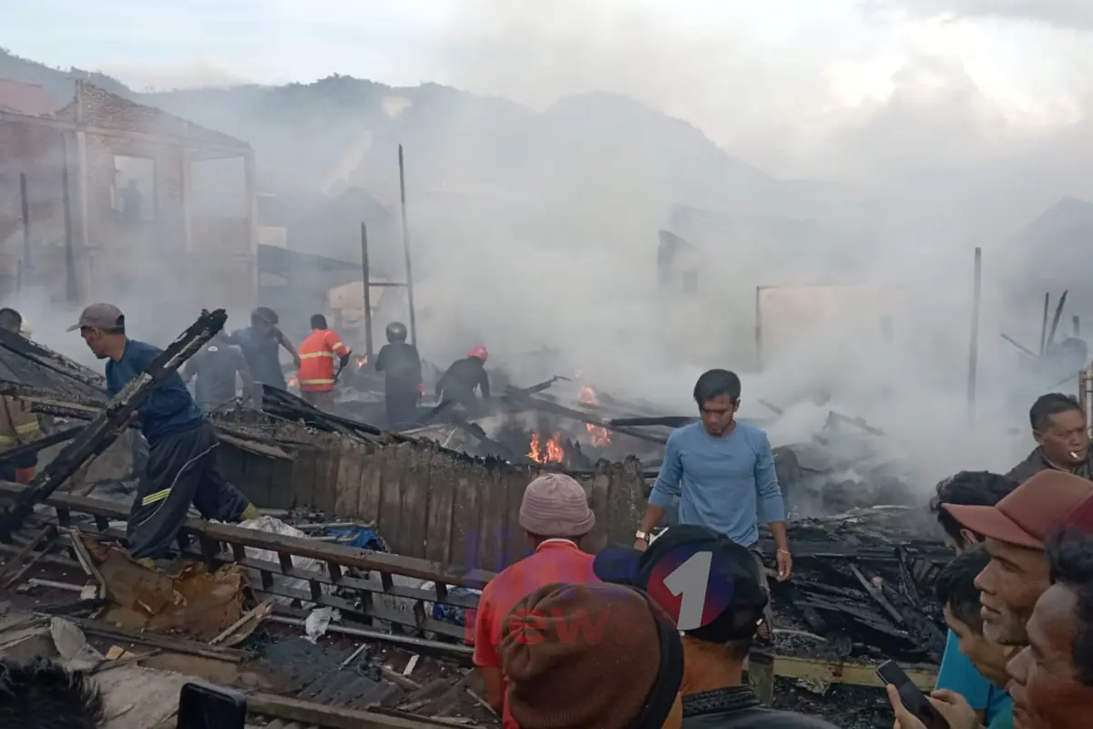 Kebakaran Desa Bukit Kebayakan8