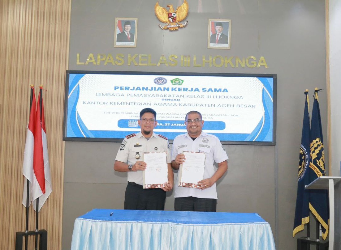 Kemenag Aceh Besar kerja sama Lapas Lhoknga