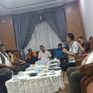Rapat penetapan status tanggap darurat Aceh Utara