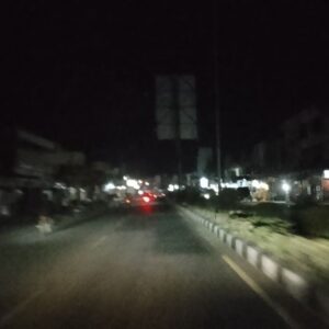 Jalan masuk kota Lhokseumawe dekat Simpang Selat Malaka