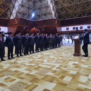 Mualem pidato usai lantik pejabat eselon II