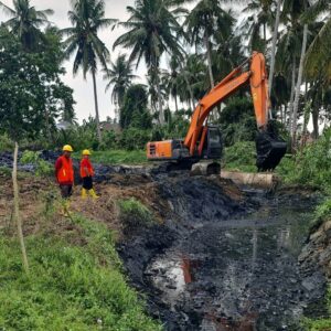 Normalisasi saluran Alue Blang Mane Kec Blang Mangat