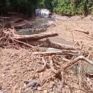 Objek wisata air terjun Sangka Pane pascabencana