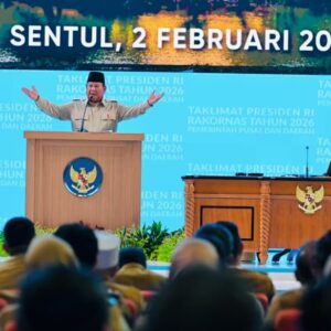 Prabowo membuka rakornas