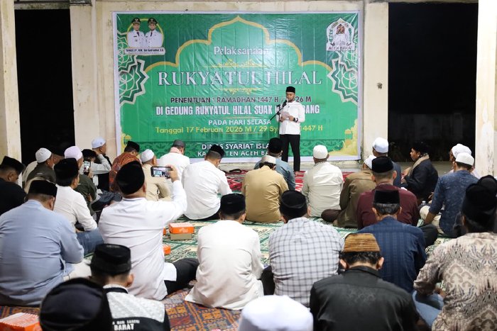 Rukyatul hilal Aceh Barat