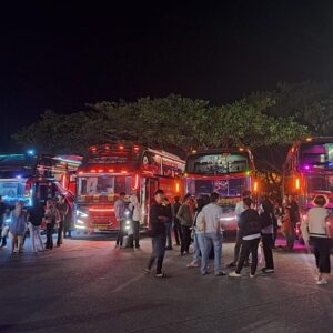Suasana mudik di terminal Banda Aceh