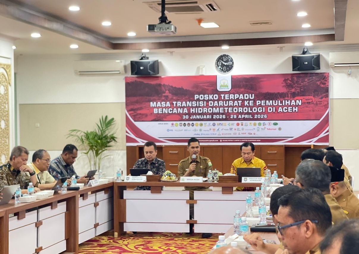 Sekda Aceh rapat Monev penggunaan tambahan TKD