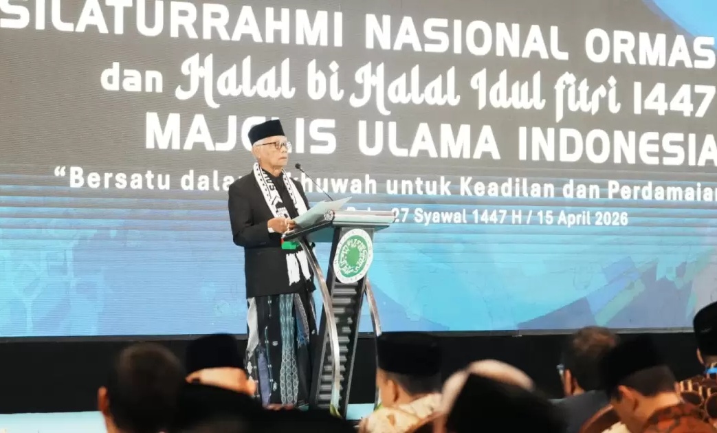 Ketum MUI Kiai Anwar saat halal bi halal