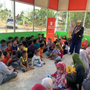 Peresmian Ruang Ramah Anak oleh Yayasan Geutanyoe di Aceh Utara