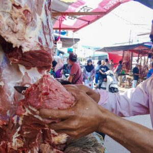 Pedagang daging sapi meugang pertama Iduladha 1447 H Lhokseumawe