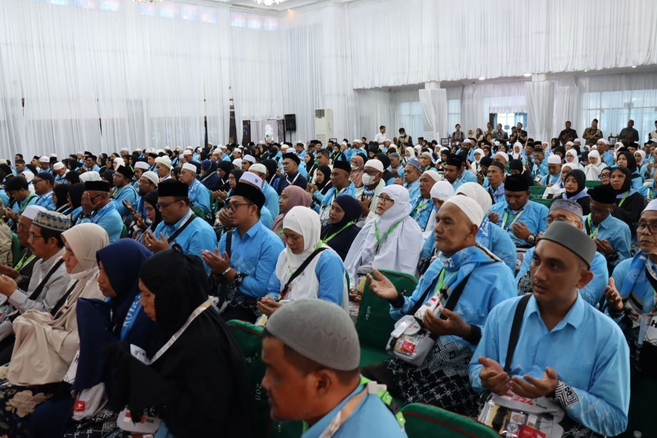 Pelepasan Jemaah Kloter 11 di Embarkasi Banda Aceh