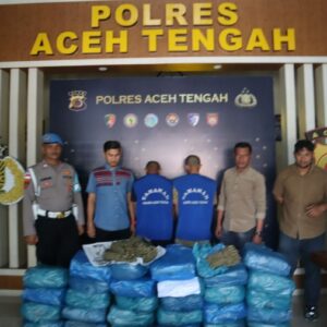 Polres Aceh Tengah amankan dua pengedar ganja