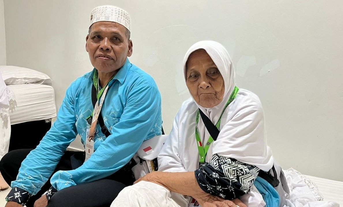 Ramlah Sali jemaah tertua Embarkasi Banda Aceh