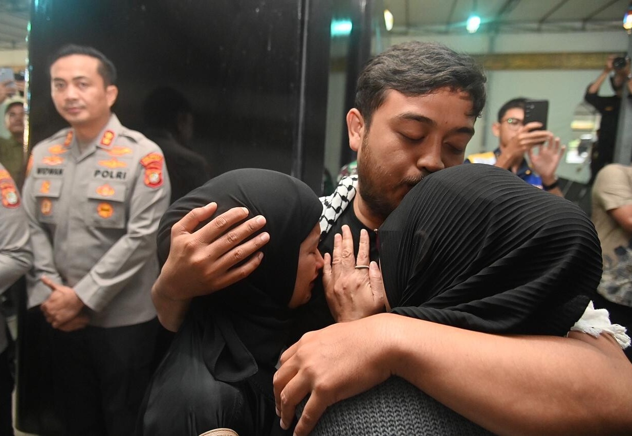 Relawan GSF tiba di tanah air
