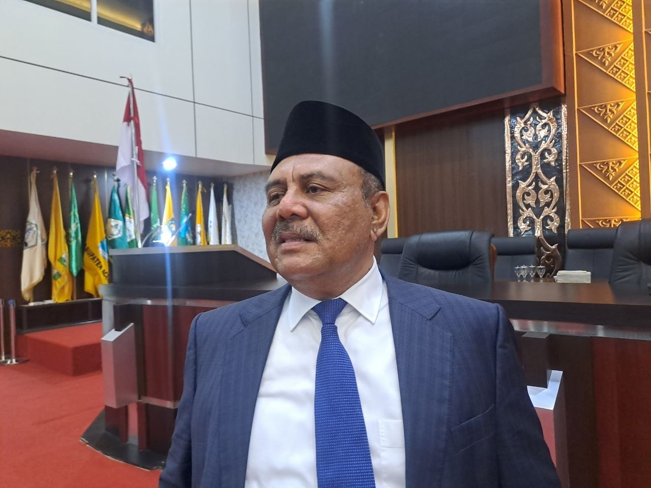Wakil Ketua DPRA Ali Basrah foto Line1News