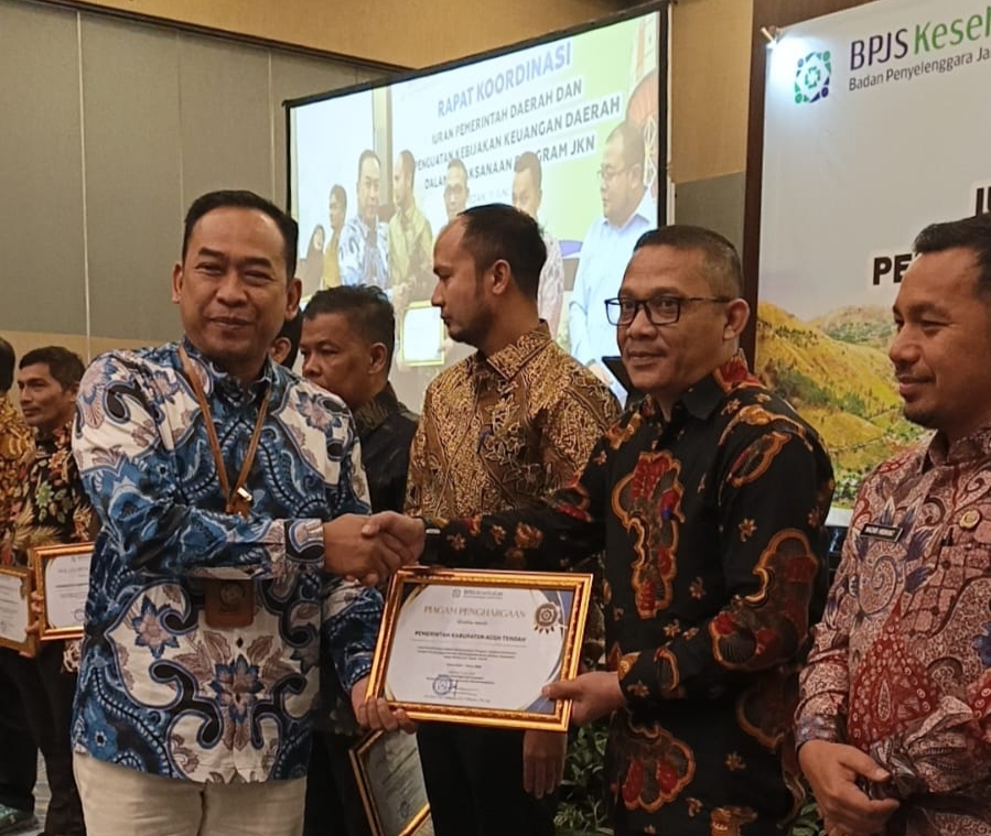 Aceh Tengah penghargaan dari BPJS Kesehatan