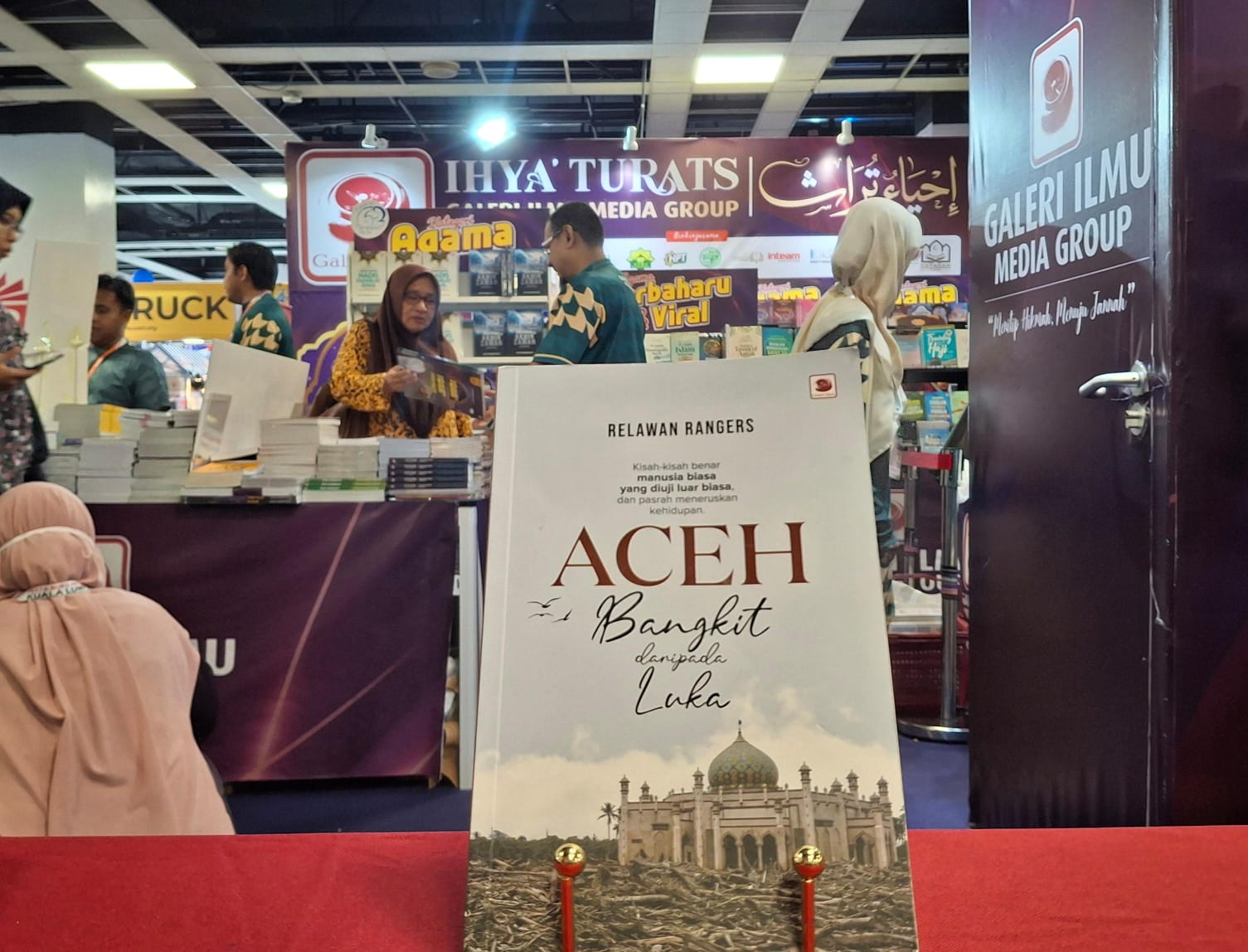 Buku Aceh Bangkit daripada Luka di PBAKL Malaysia