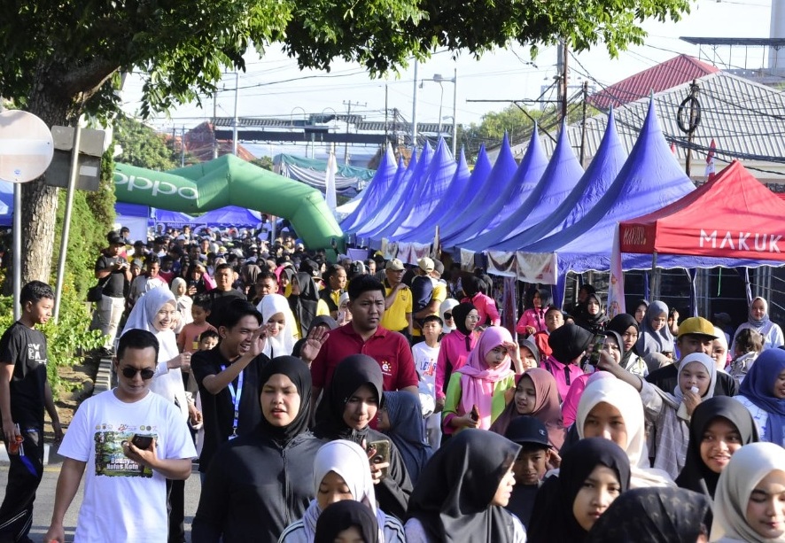 Car free day peringatan Hari Purbakala dan Hari Bhayangkara
