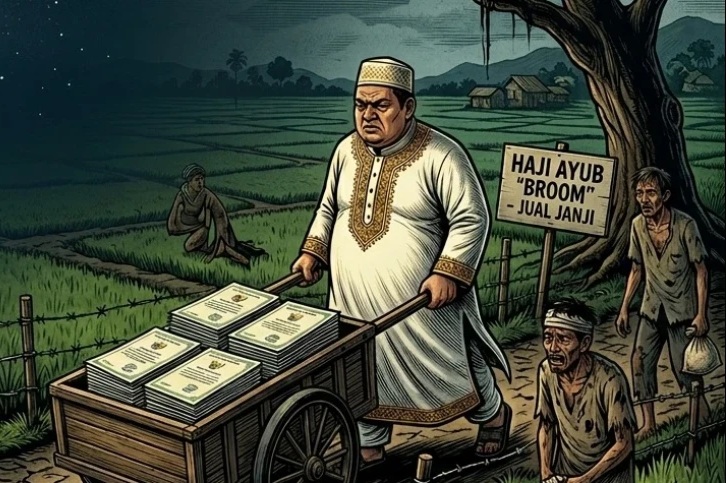 Ilustrasi haji broom