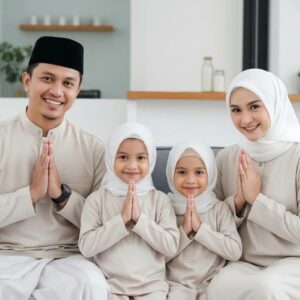 Ilustrasi orang tua dan anak