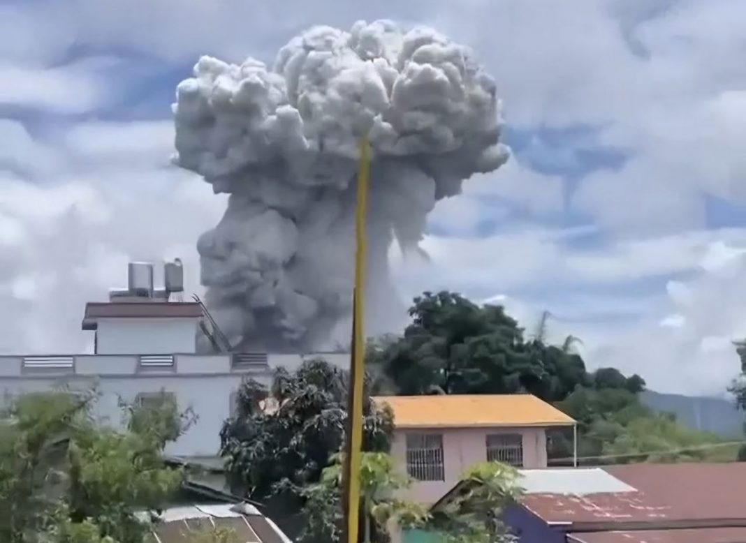 Ledakan dahsyat di Myanmar