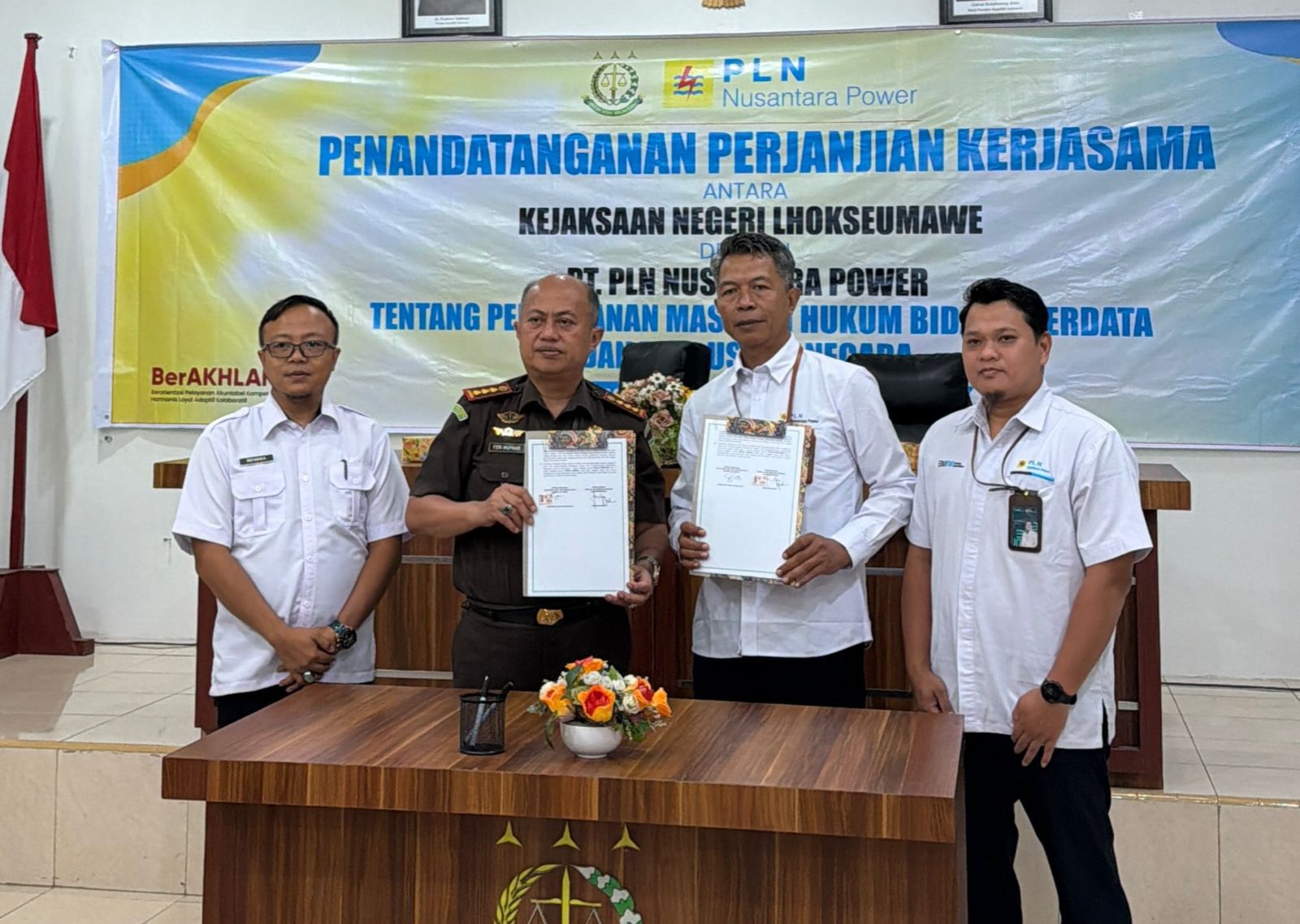 PLN Nusantara Power dan Kejari Lhokseumawe