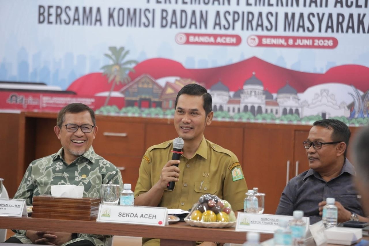 Sekda Aceh Nasir dan BAM DPR RI