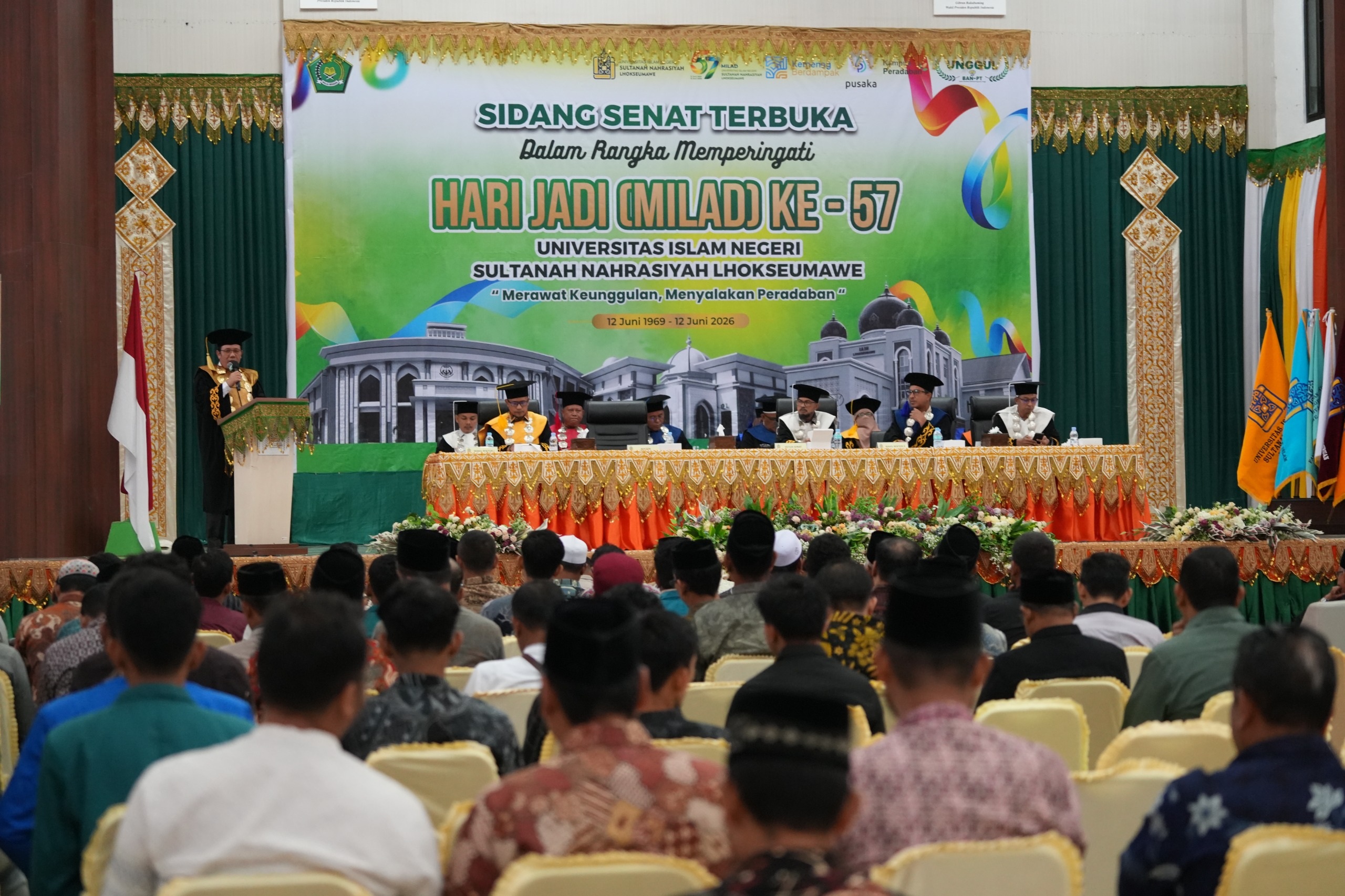 Sidang Senat Terbuka Milad ke 57 Tahun UIN Suna Lhokseumawe