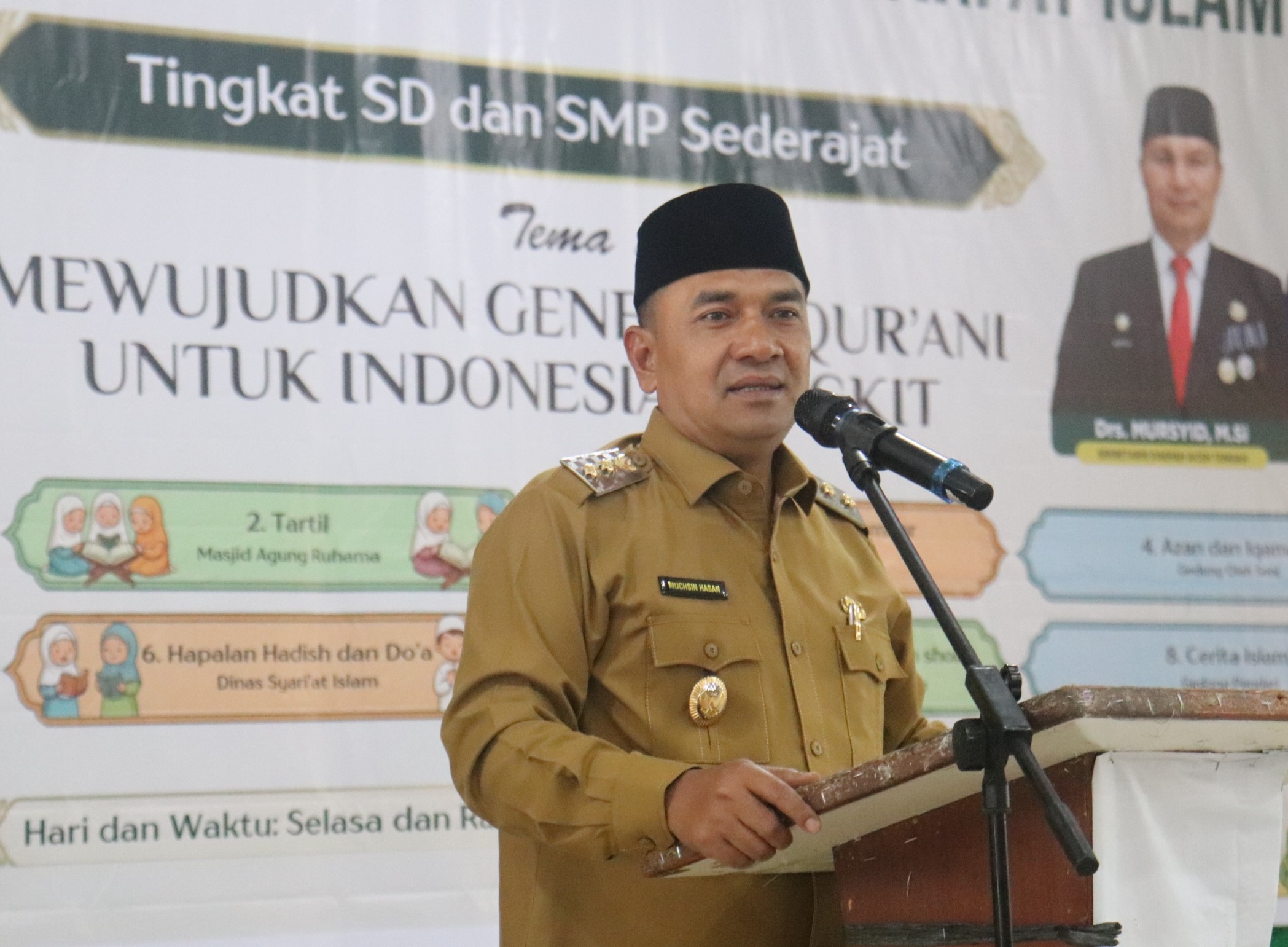 Wabup Muchsin buka lomba islami