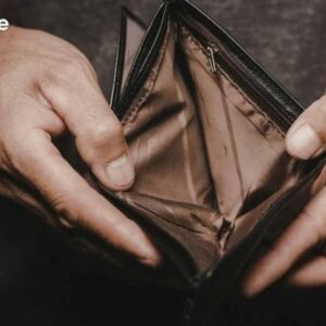 ilustrasi dompet kosong