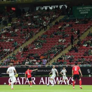 laga Korsel vs Ceko kursi kosong