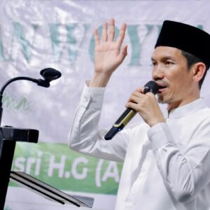 Bupati Aceh Barat Tarmizi sambutan pengajian Woyla