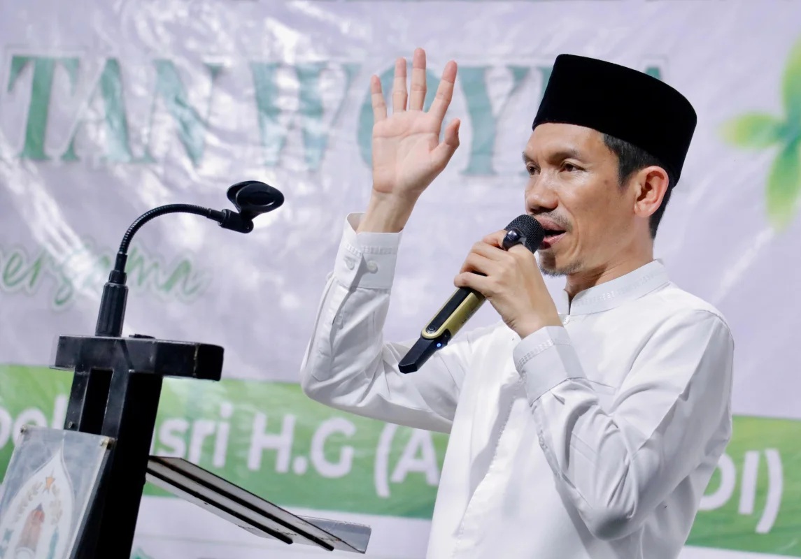 Bupati Aceh Barat Tarmizi sambutan pengajian Woyla