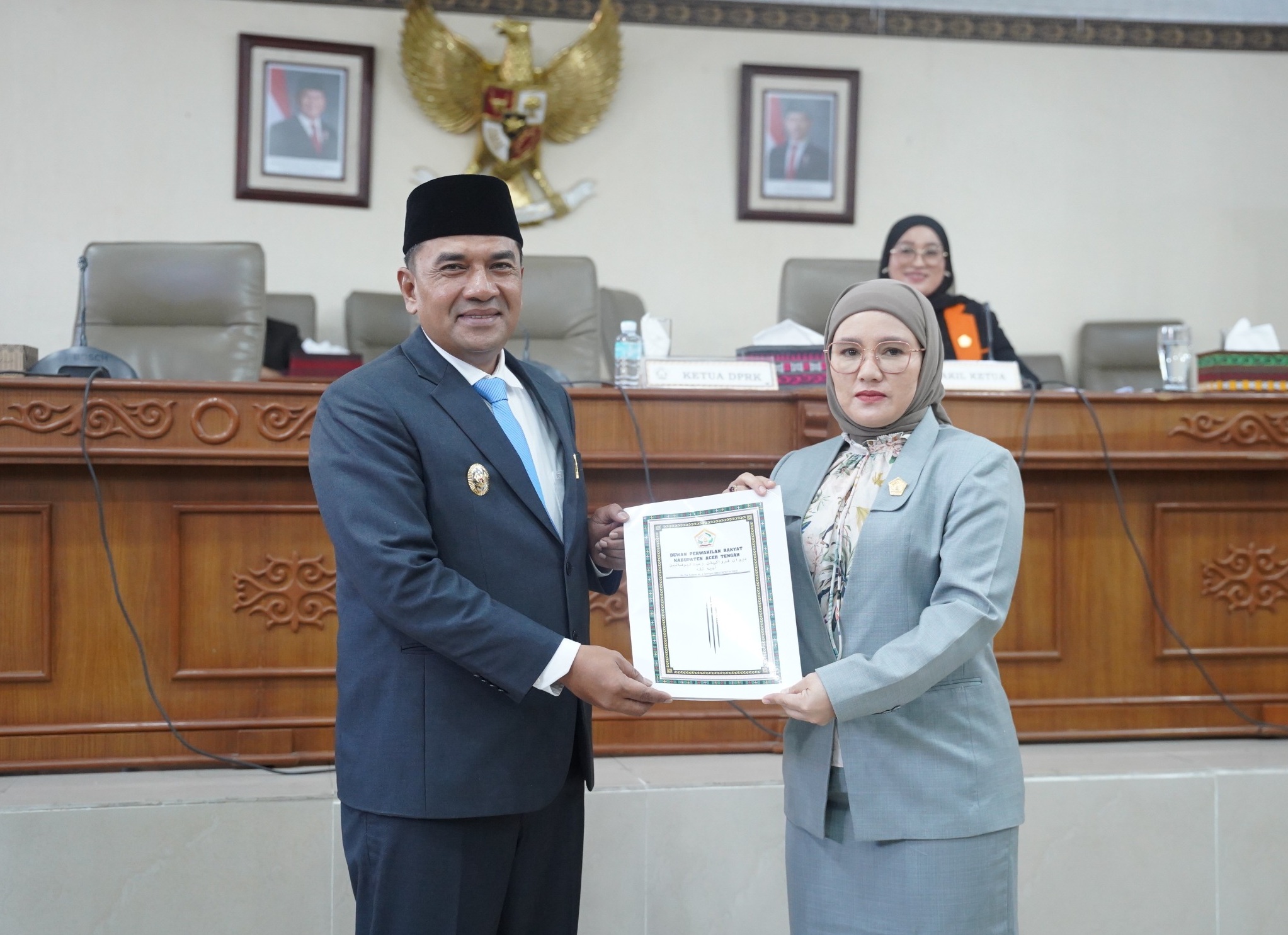 DPRK Aceh Tengah serah temuan pansus kepada Wabup