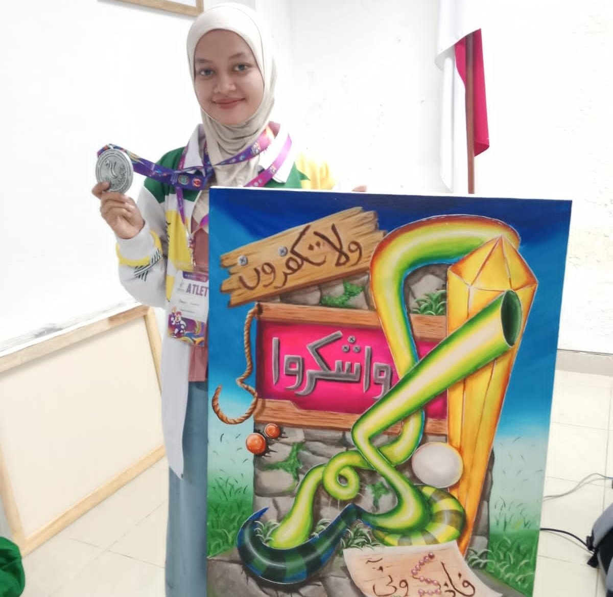 Mahasiswi PNL Balqisa Humaira raih perak Porseni XV