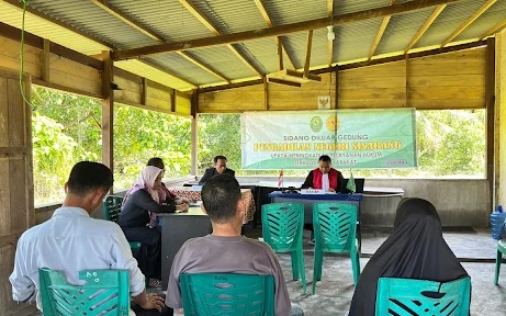 PN Sinabang gelar Sidang Keliling di balai Angkeo