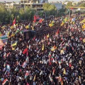 Pelayat memadati jalanan Kota Suci Najaf