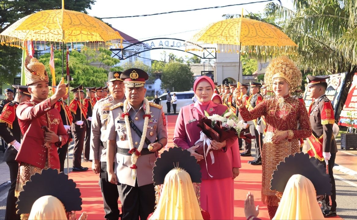 Polda Aceh sambut Kapolda Ruddin