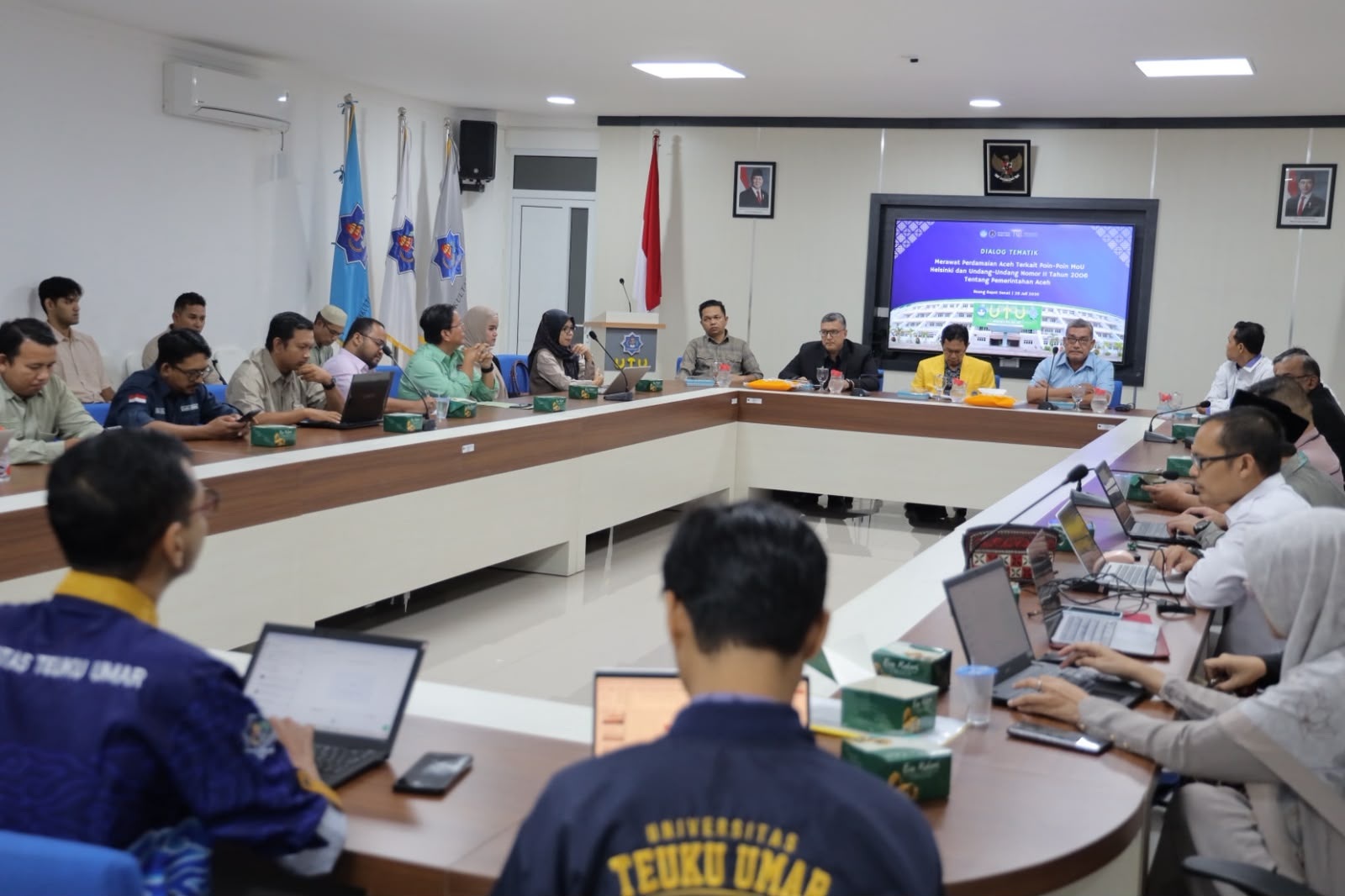 Tim LWN bersama FISIP UTU Meulaboh