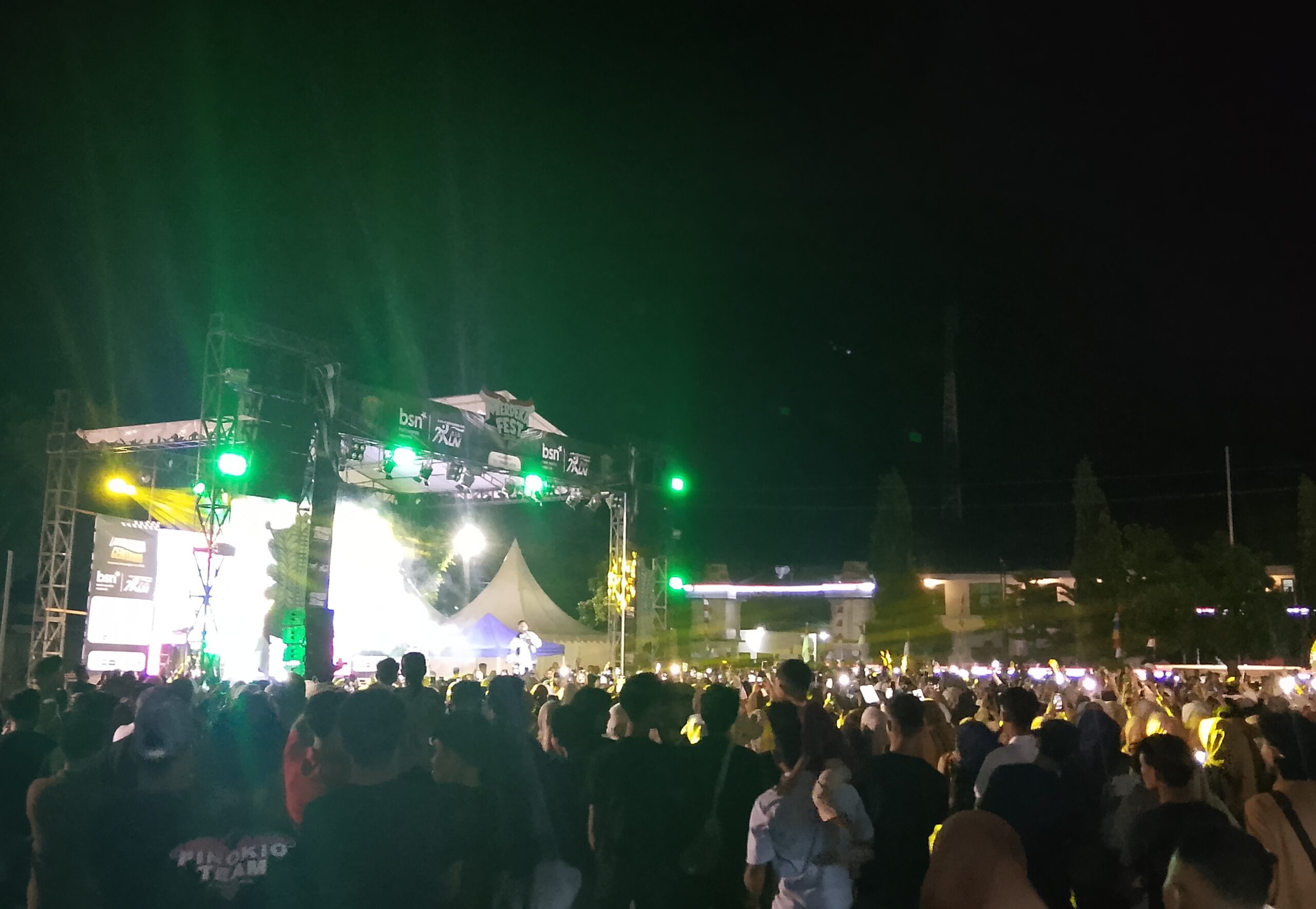 Bergek hibur masyarakat Lhokseumawe di Merdeka Fest 2026
