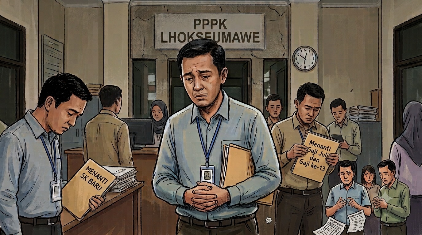 Ilustarsi PPPK Lhokseumawe menanti SK perpanjangan