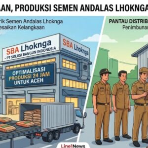 Ilustrasi produksi Semen Andalas Lhoknga