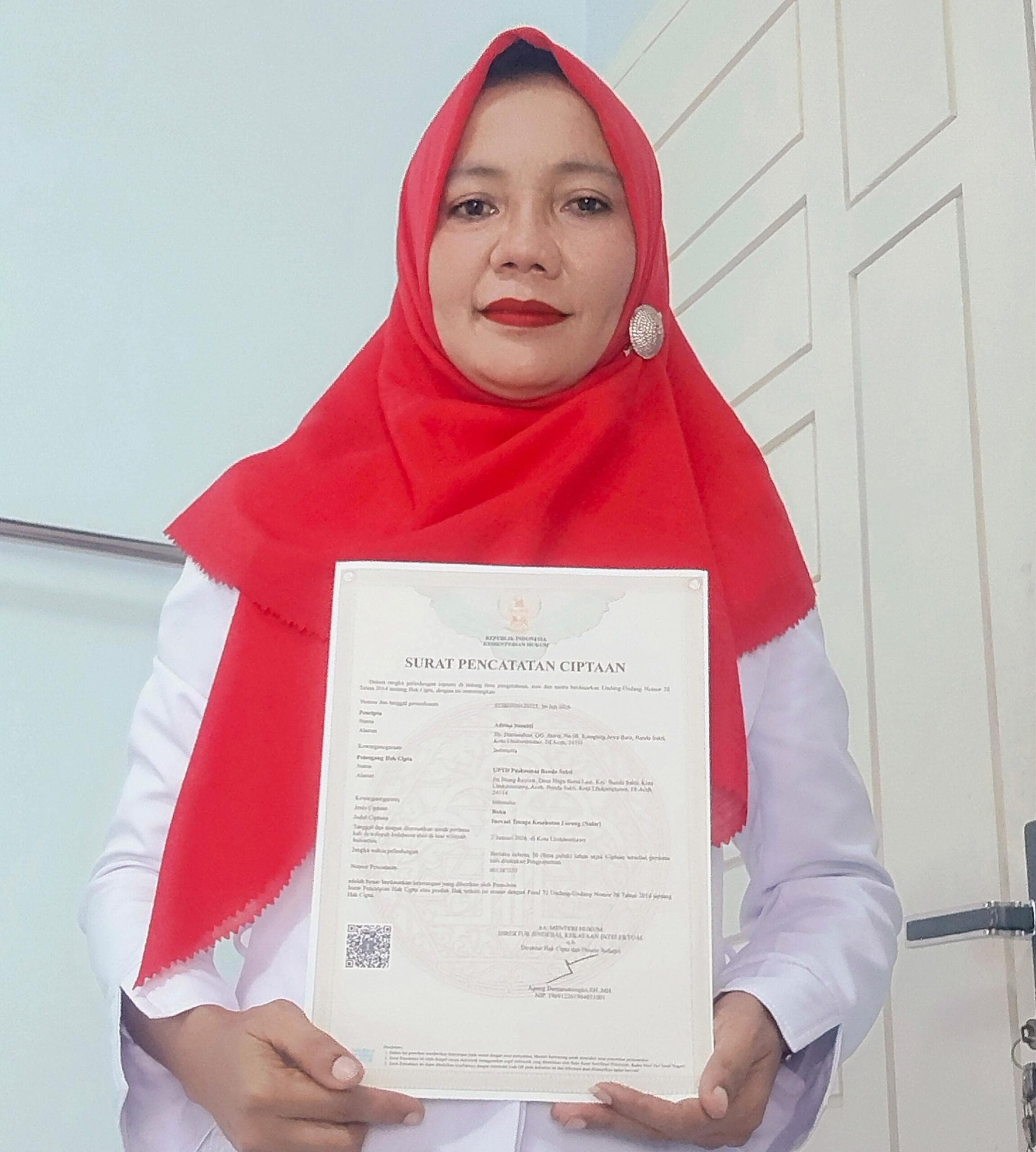 Kapus Banda Sakti Adrina hak cipta buku Inovasi Nalor