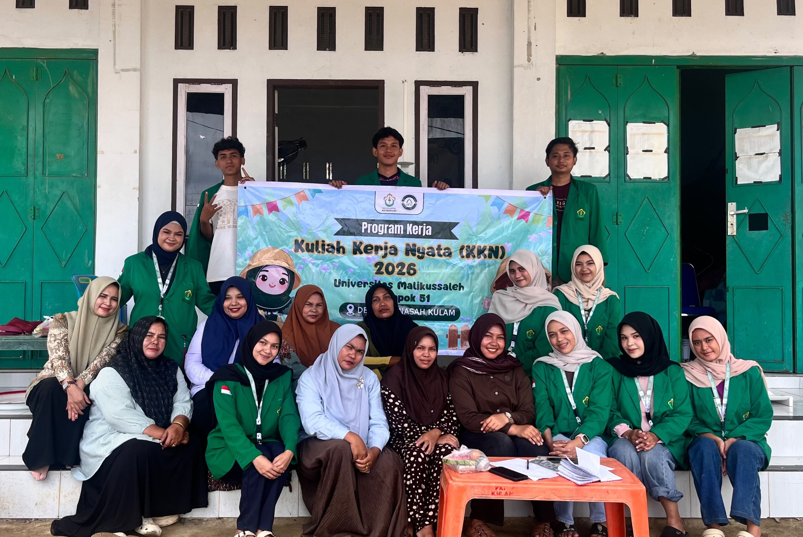 Mahasiswa KKN UNimal Meunasah Kulam