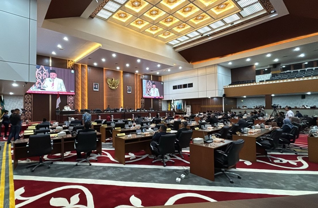 Paripurna DPRA pendapat Banggar Pertanggungjawaban APBA 2025