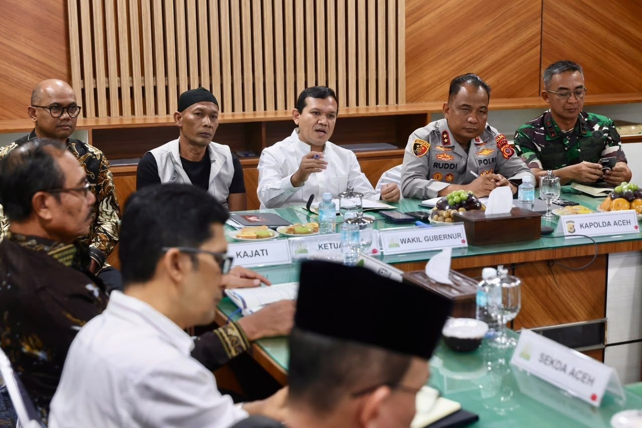 Rapat Forkopimda Aceh pasca kerusuhan HDA 21