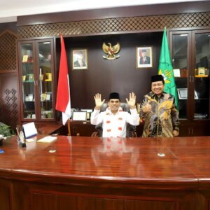 Rektor UINAR Mujiburrahman dan Warul Walidin